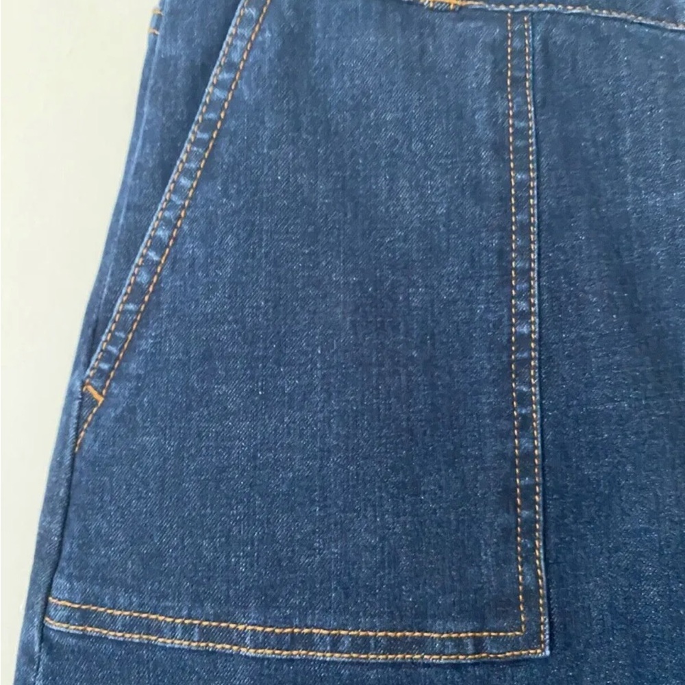 WULI:LUU by Gok Wan Denim A-Line Skirt Button Front Sizes: 10, 12 - Picture 2 of 4